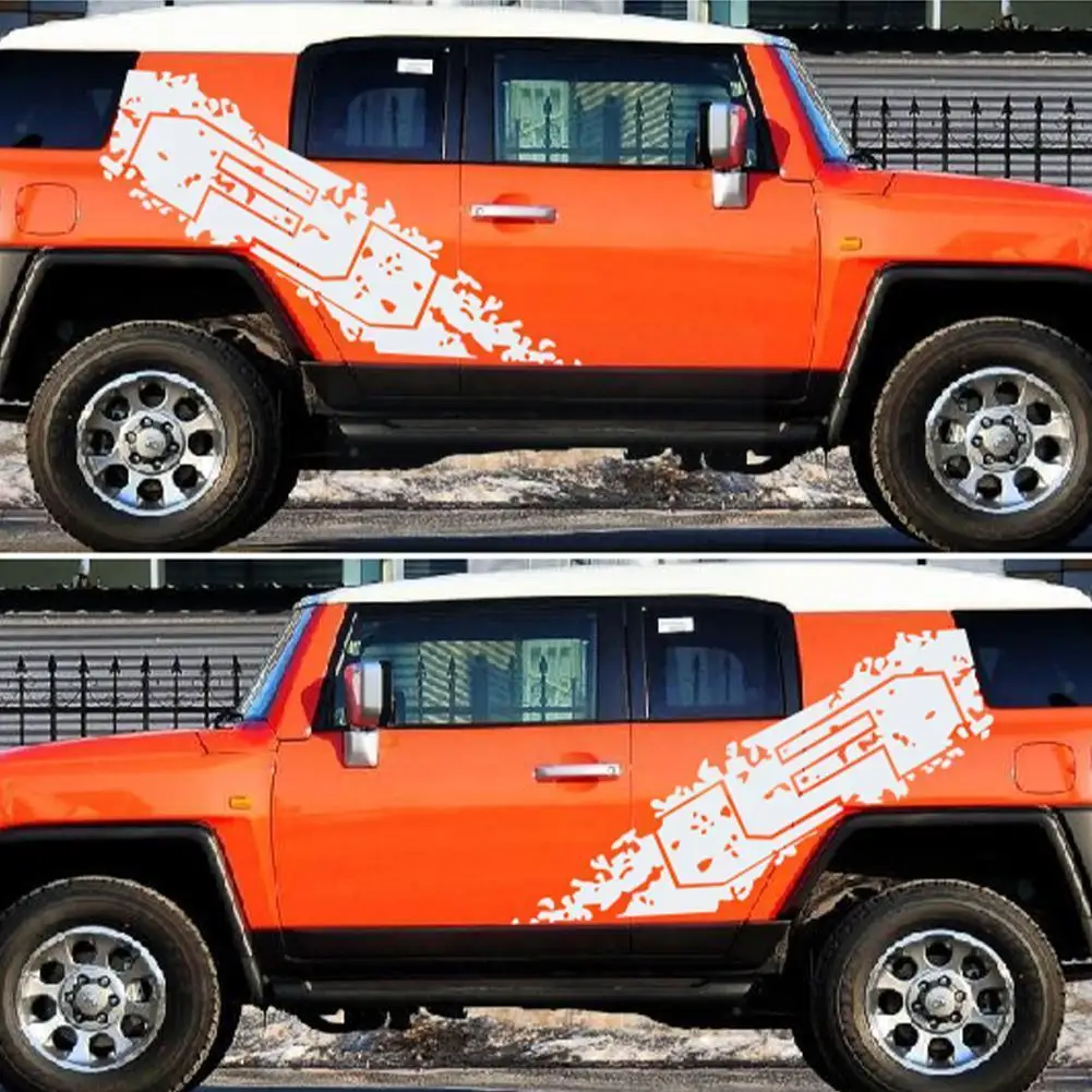 

Car Sticker Fit For Cruiser 2007-2017 2018 2019 Side Body Letter Mud Graphics Vinyl Car Decal Decoration Acces K5e9