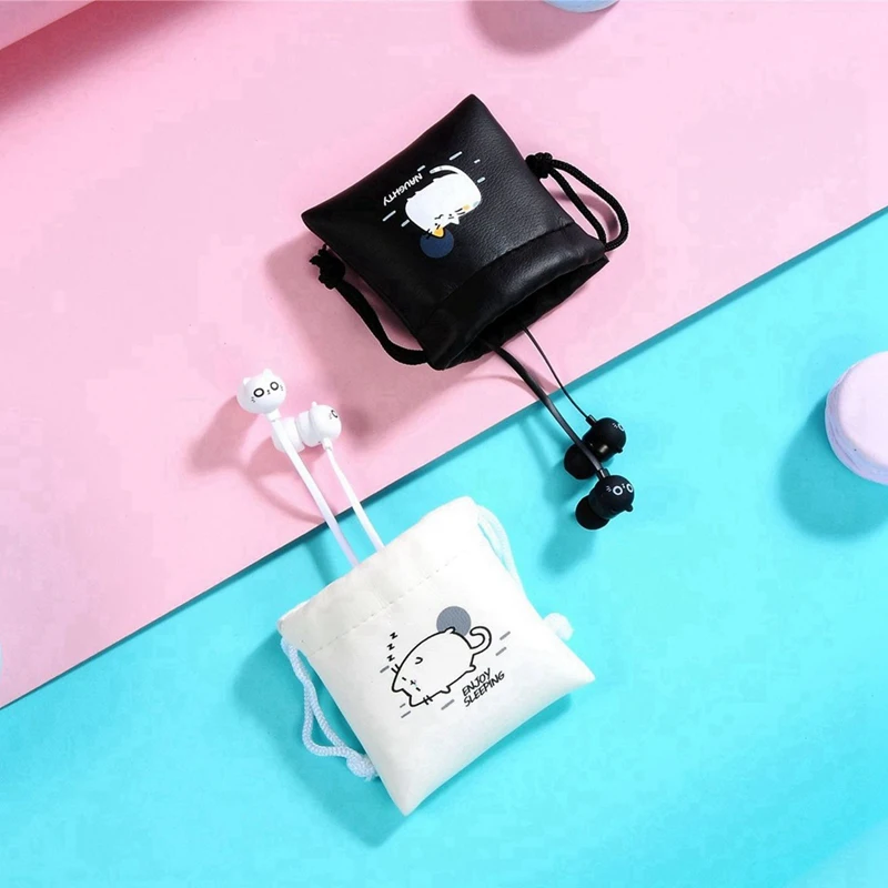 2 шт. наушники-вкладыши с микрофоном и чехлом для наушников | Электроника