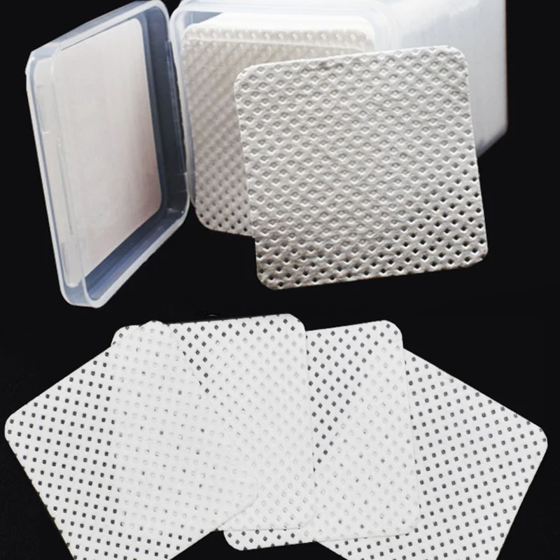 Средство для удаления лака ногтей без ворса мягкие хлопковые салфетки