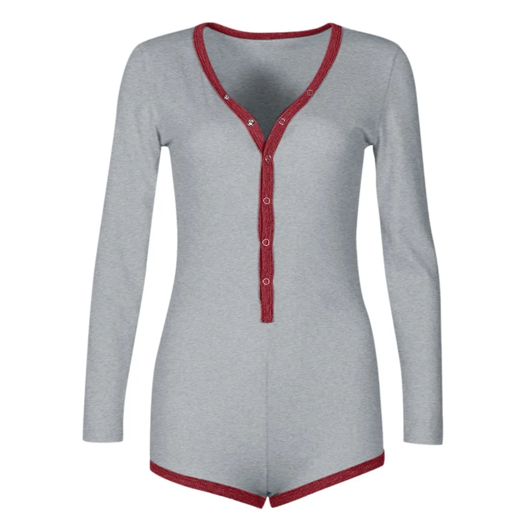 Боди с длинным рукавом сексуальный женский комбинезон комбинезоны стрейчевые