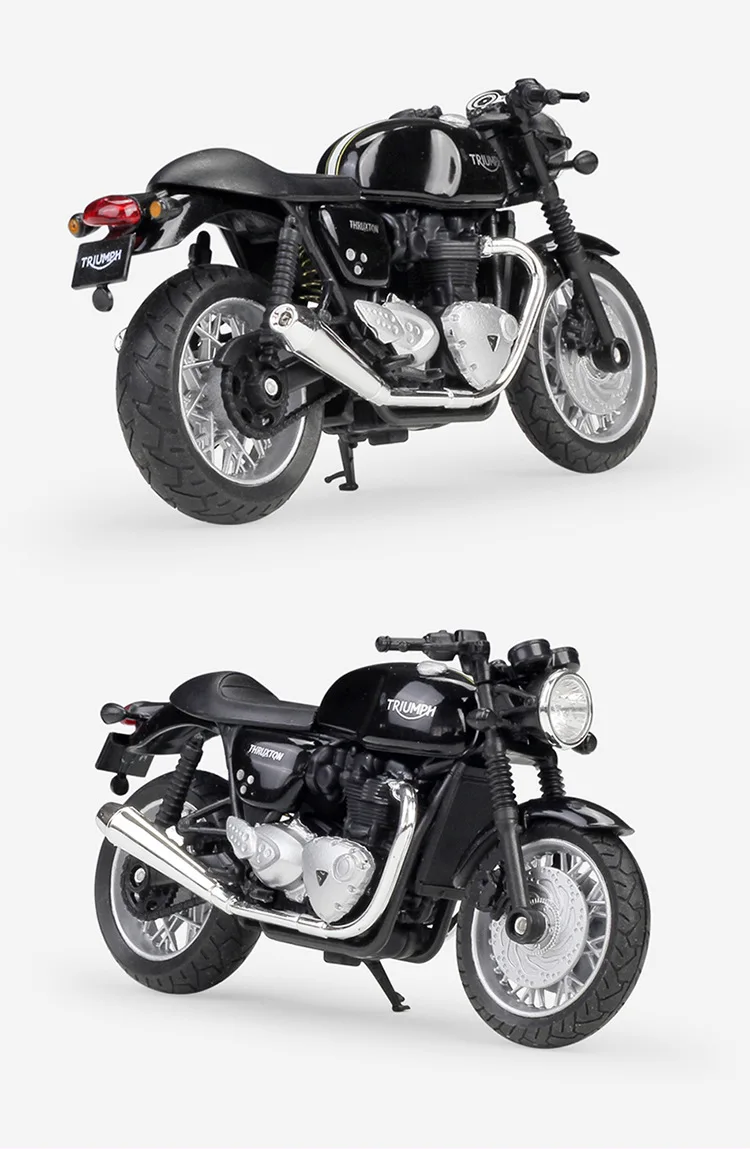1:18 Welly TRIUMPH Thruxton 1200 Литая модель мотоцикла