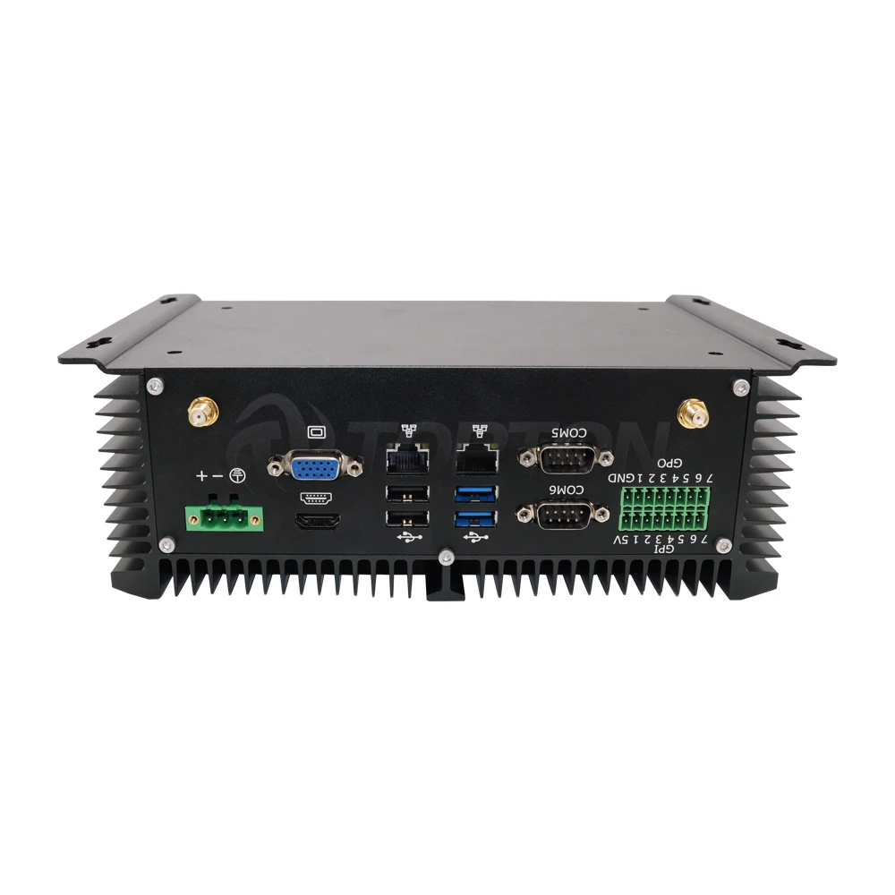 Безвентиляторный промышленный мини-компьютер IPC Intel J1900 четырехъядерный 7x24 часа 2