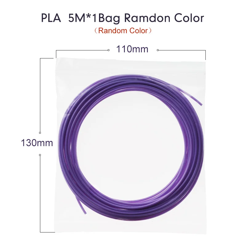 Нить для 3d-печати SUNLU SL-300A PLA точность размеров 5 м +/-0 02 мм 1 75 случайный цвет |