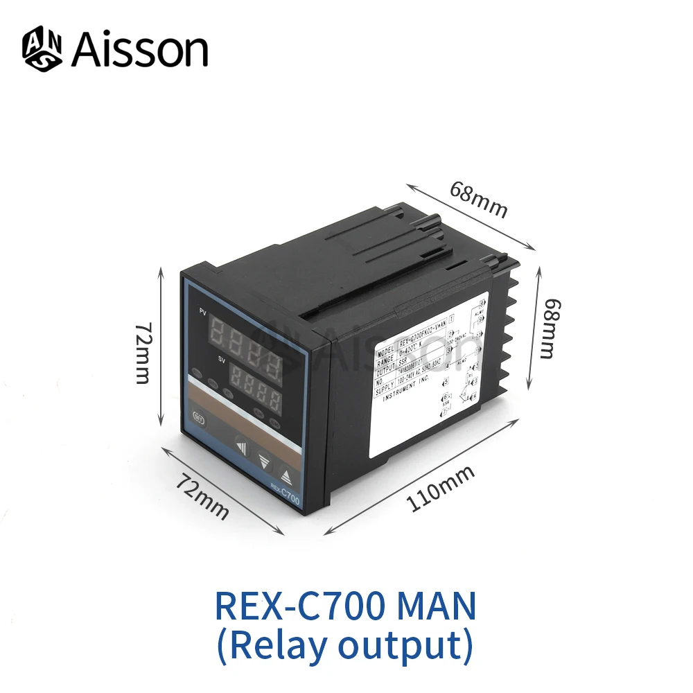 Температура контроллер цифровой дисплей PID REX C100 C400 C700 C900 термостат релейный
