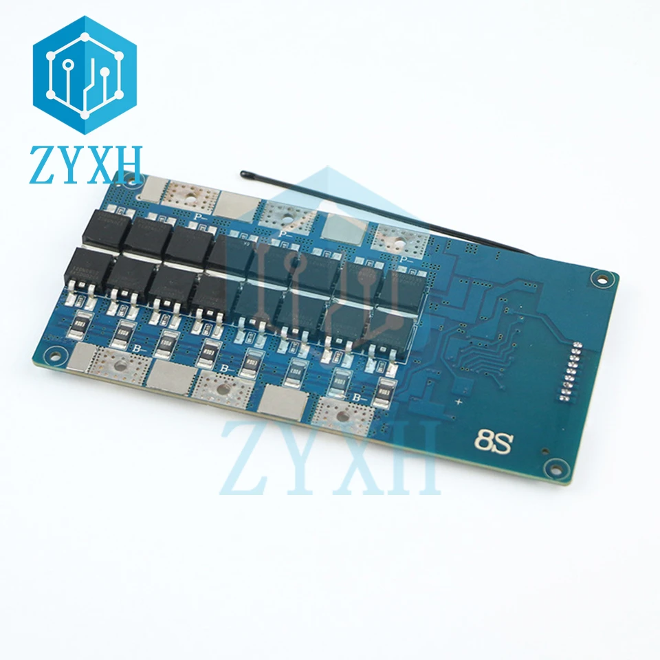 Tanie BMS 8S 24V 100A 120A 80A LiFePo4 Bilans ładowania Baterii Bilans Z Temperatura NTC Ochrona Dla Ebike/Escooter Cena BMS 8S 24V 100A 120A 80A LiFePo4 Bilans ładowania Baterii Bilans Z Temperatura NTC Ochrona Dla Ebike/Escooter