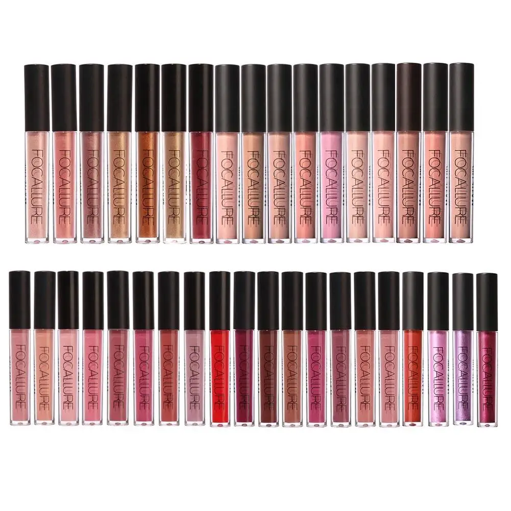 

Lipstick Waterproof Long Lasting Matte+Shimmer Mental Beauty Lip Gloss Nude Glitter Lip Gloss Beauty Red Lip Tint