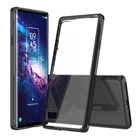 Прозрачный ударопрочный чехол с защитой от царапин и кристаллами для TCL 20 Pro 5G 20 20L 10L T-Mobile Revvl V + 5G TPU + акриловая защитная задняя крышка