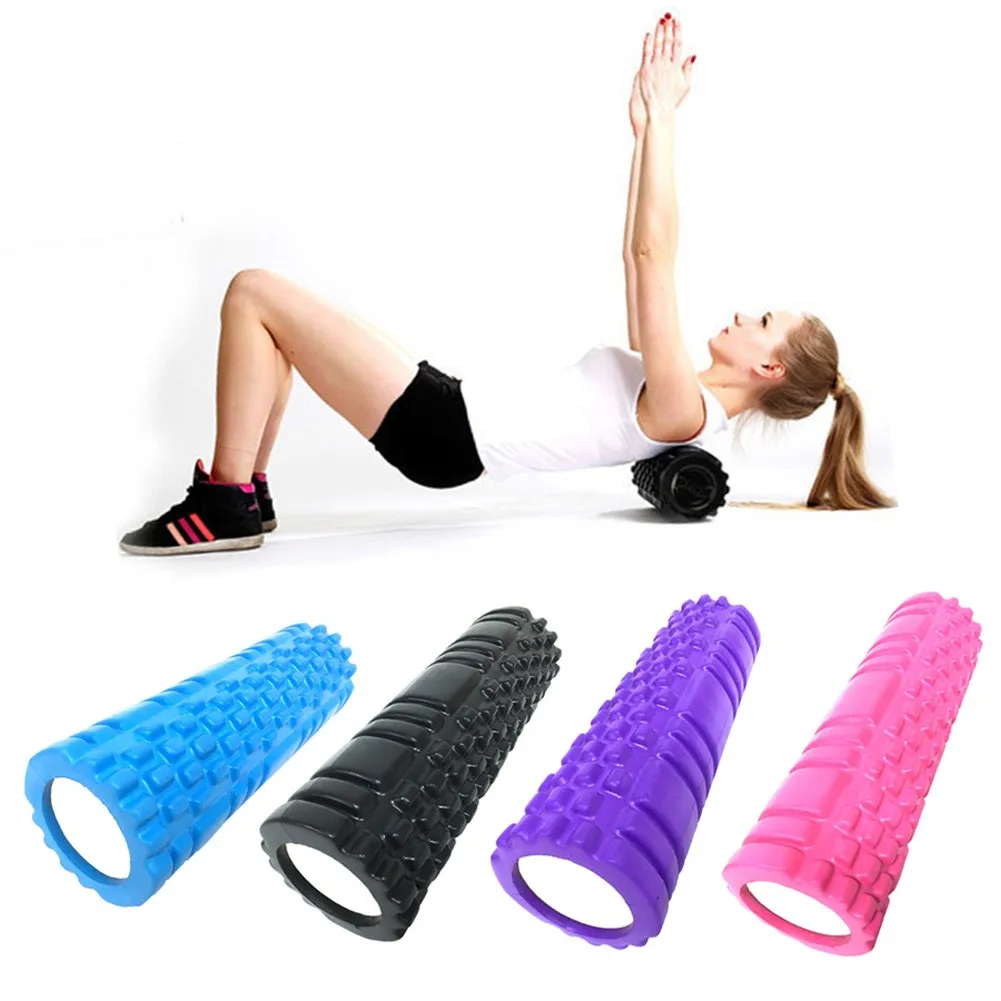 

Yoga Pilates Fitness Exercise Muscle Massage Shaft 30*9.5cm Therapy Foam Roller Body Roller For Gym Home Training Shaft Parts