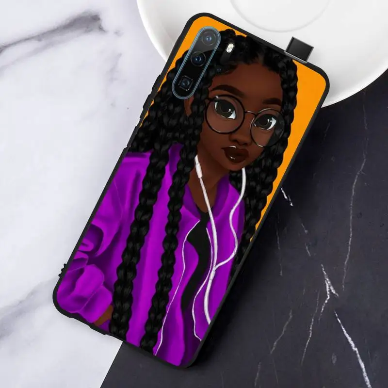 

Afro Girls Black Women Art Phone Cases For Huawei honor Mate P 10 20 30 40 Pro 10i 9 10 20 8 x Lite