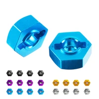 aluminum alloy 12mm combiner wheel hub hex adapter upgrades for wltoys 12428 112 fy03 part accessories