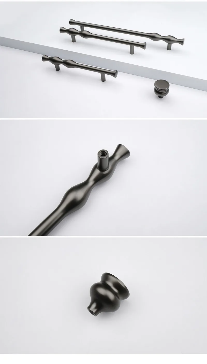 

Factory Direct Sales Cabinet Door Handle Cabinet Door Handle Furniture Hardware Simple Wardrobe Handle Zinc Alloy Drawer Handle