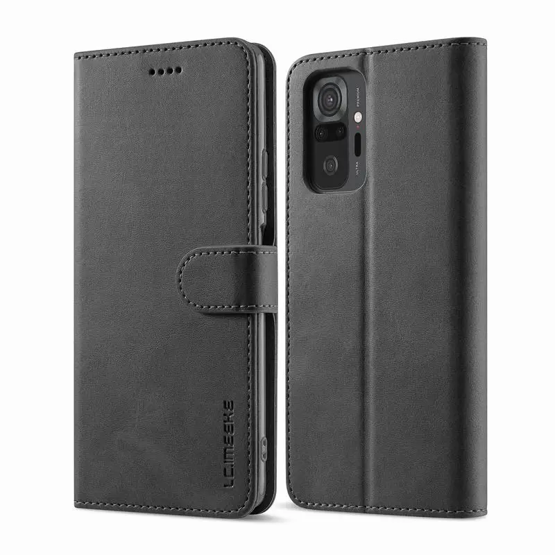 Кожаный чехол для Xiaomi Redmi 10 Винтажный чехол-бумажник откидной Чехол Xiomi чехлы