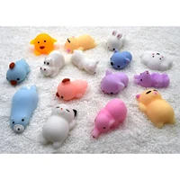 20pcs all different cute mochi squishy cat slow rising squeeze healing fun kids kawaii kids adult toy stress reliever decor
