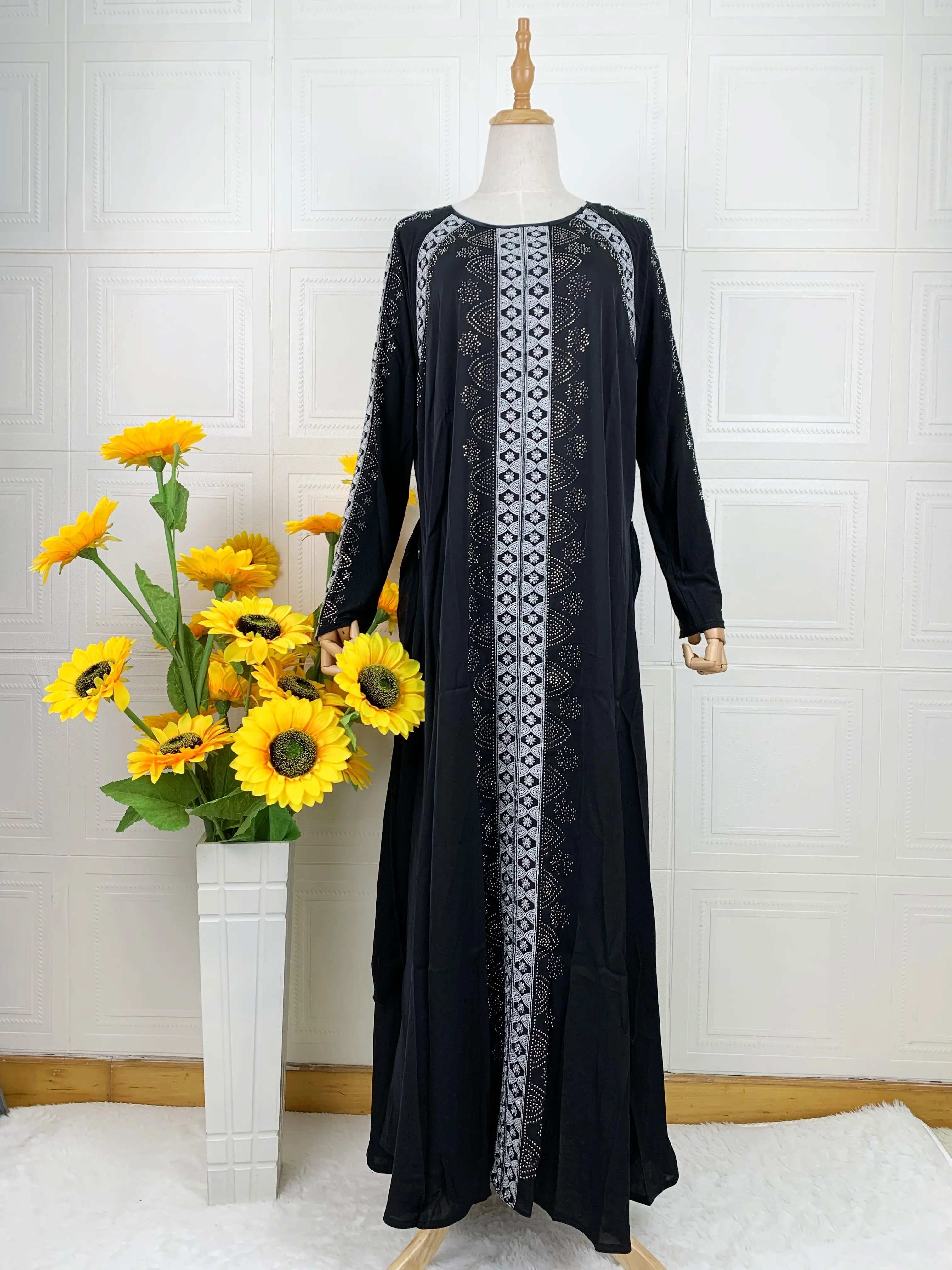 Новинка женское длинное платье Abaya высококачественные толстовки с капюшоном