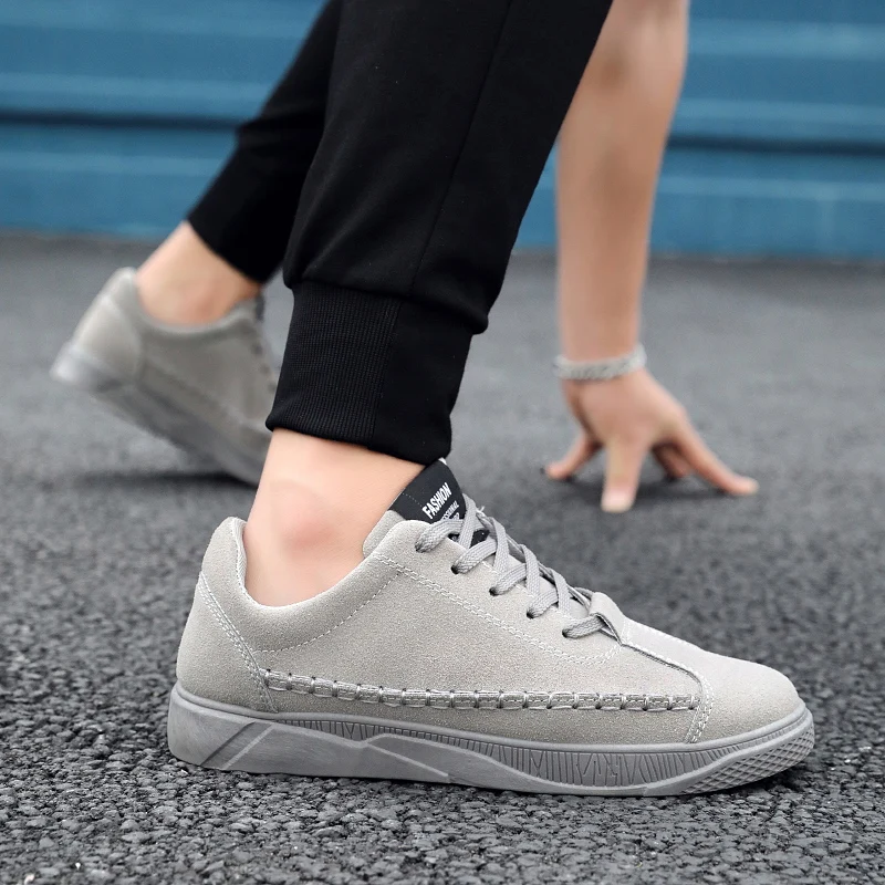 

New 2021 spring mens casual shoes comfortable flat shoes fashion outdoor shoes non-slip soft sole shoes Non-cortical shoes