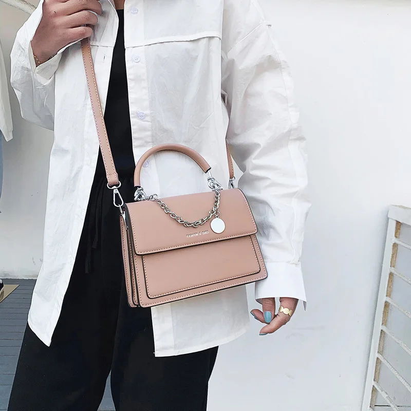 

2021 New Style Ladies Crossbody Handbags PU Leather Women's Bag Fashion Casual Female Shoulder Bag S8874