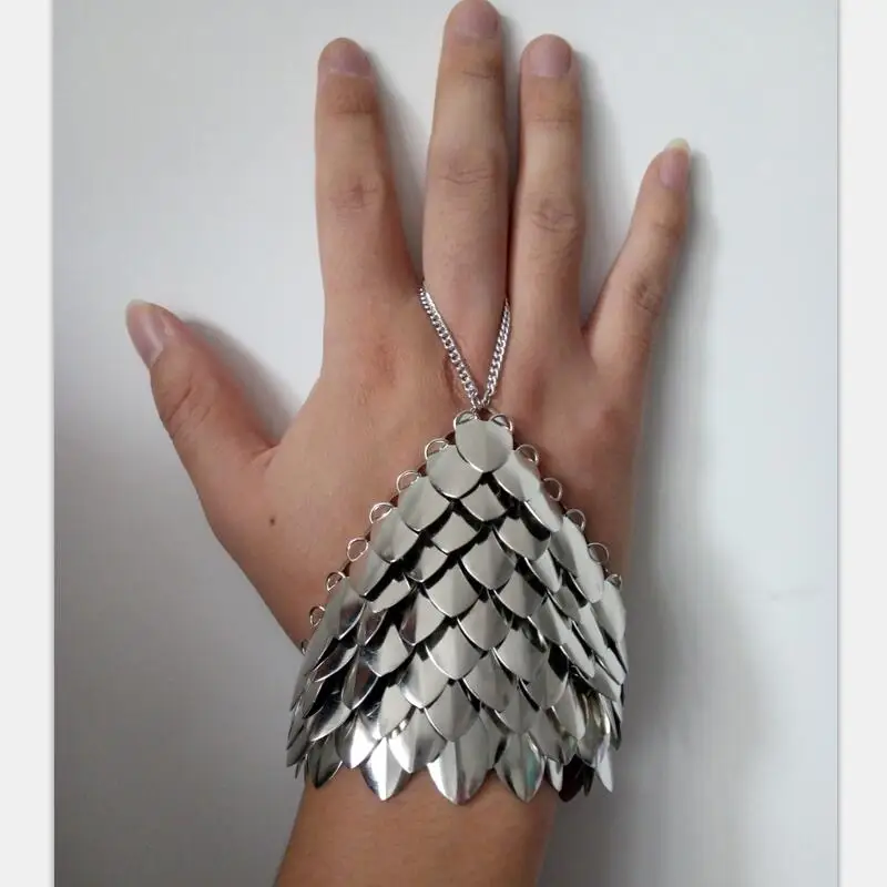 Новый стиль RJHA01 Серебряная рыбья чешуя ручная работа цепочки ювелирные изделия
