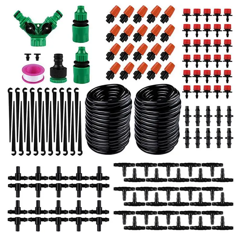 

Drip Watering Kit Automatic DIY Garden Irrigation Set Plastic Adjustable Plant Water System Tool
