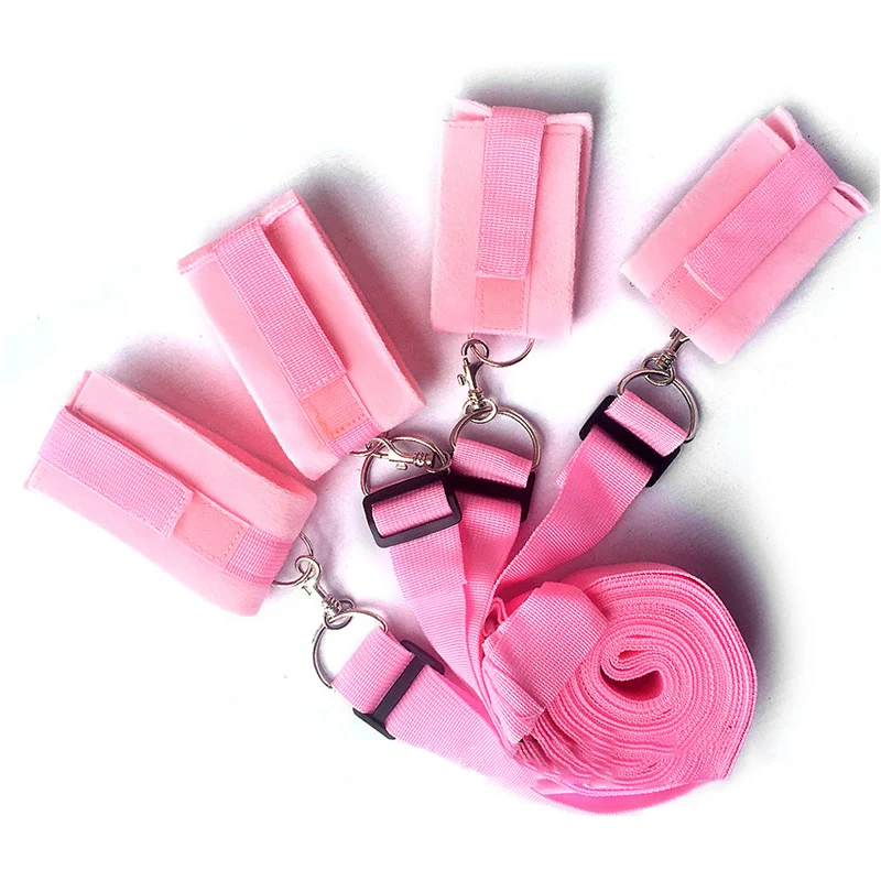 Нейлоновый плюшевый секс бондаж сексуальный под кроватью сдерживающий ремешок SM