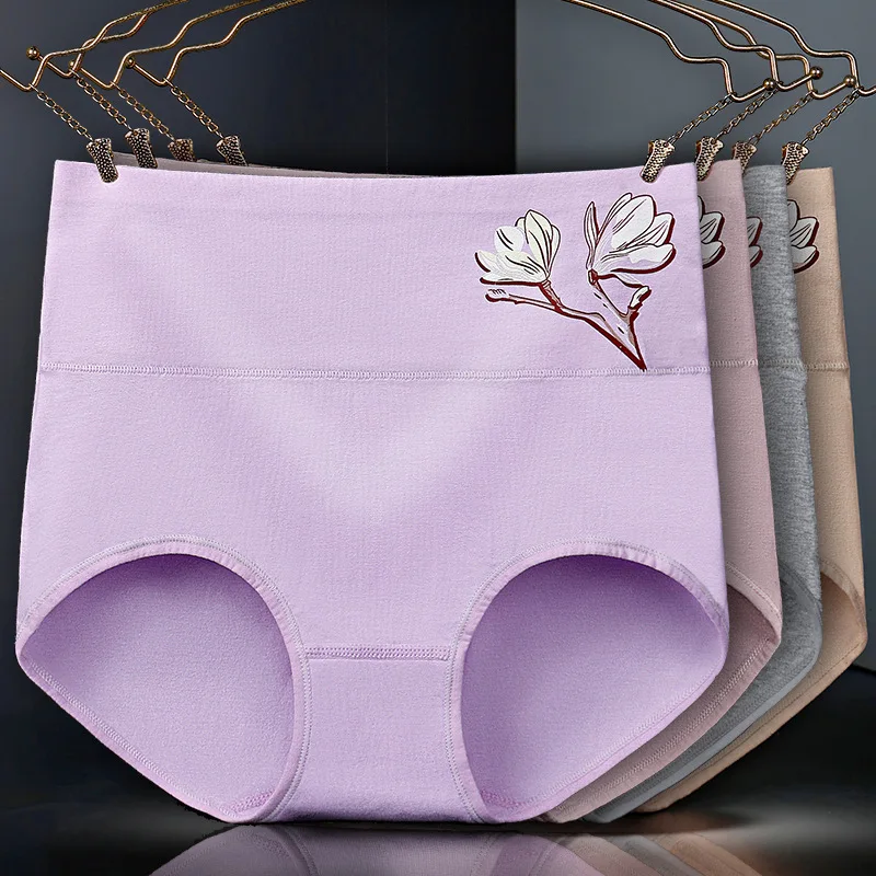IZICFLY/нижнее белье с цветочным принтом Лидер продаж Женские трусики высокой