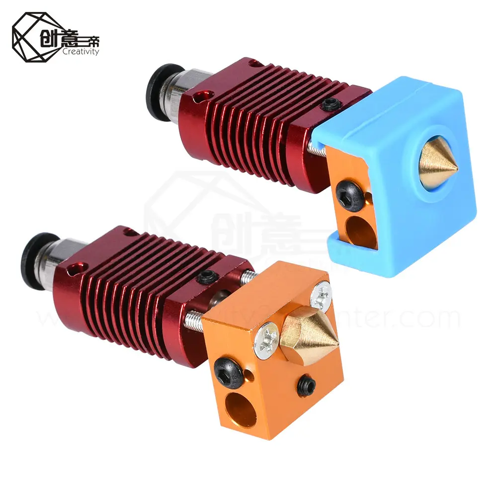 Детали для 3D принтера CR10 Hotend комплект экструдера 12 В/24 В 50 Вт ender3 cr10 1 75 мм 0 4 сопло j