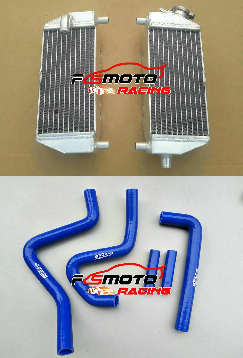 Aluminum Radiator+Silicone hose For Kawasaki KX125 KX250 KX 250/125 1994 - 2005 2004 2002 2000 2001 1999 1998 1997 1996 1995 | Автомобили