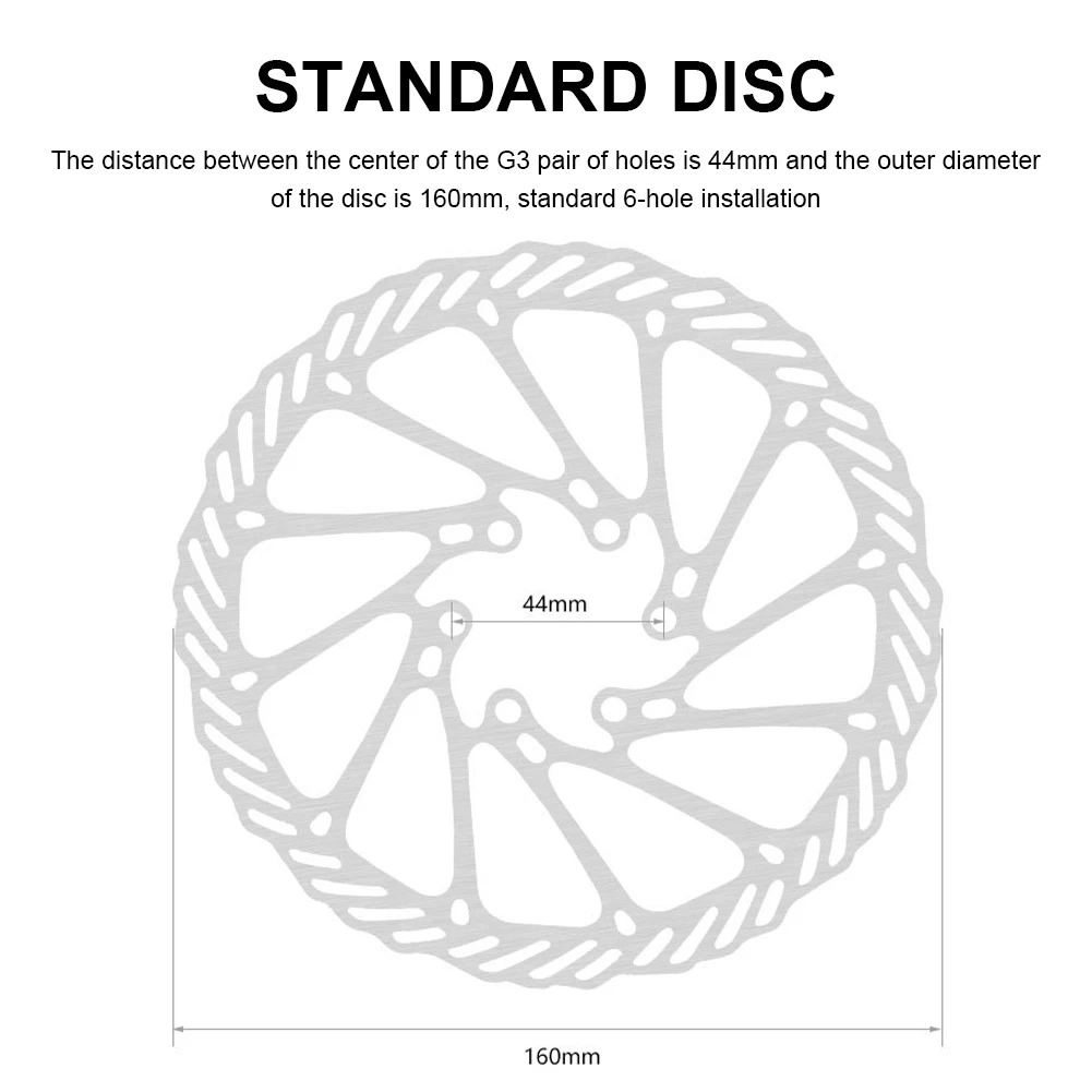 

New Bicycle Hydraulic Oil Disc Brake Set MTB Bike Brake Dual Pads Right Front Left Rear 160mm Rotor Caliper Bicycle Accessories