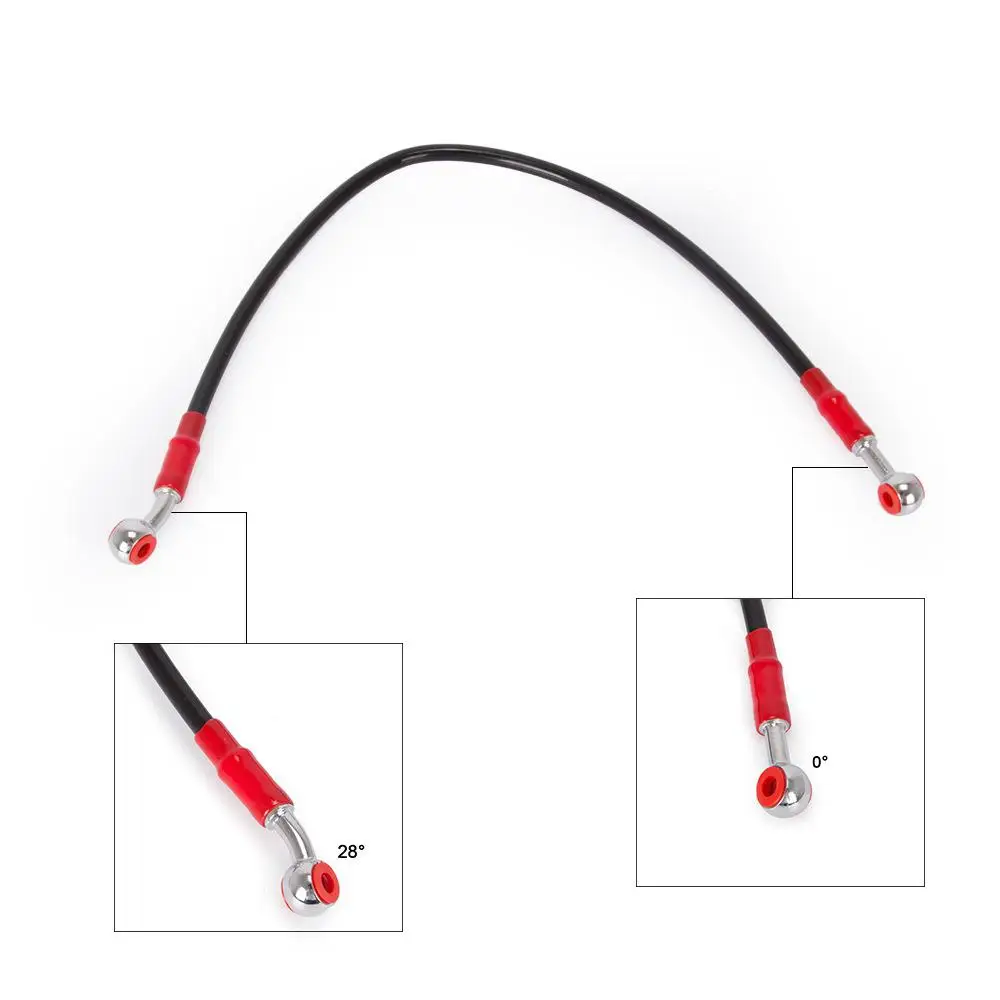 Оплетенный стальной гидравлический усиленный тормозной кабель Масляный шланг