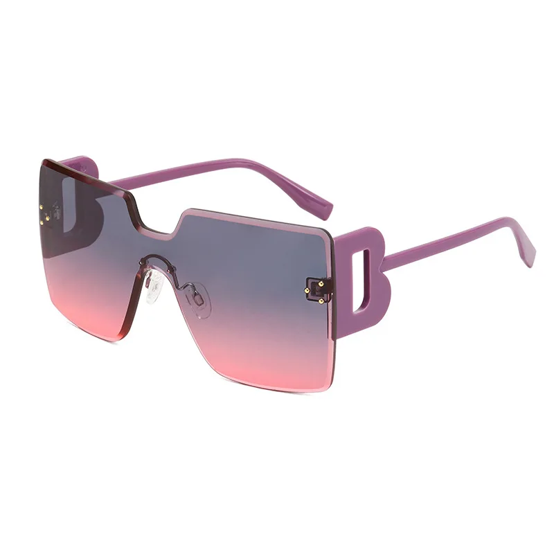 

2021 New Square Sunglasses Women Fashion Oversized Rimless Frame Vintage Sun Glasses Classical Retro Shades Men Oculos Feminino