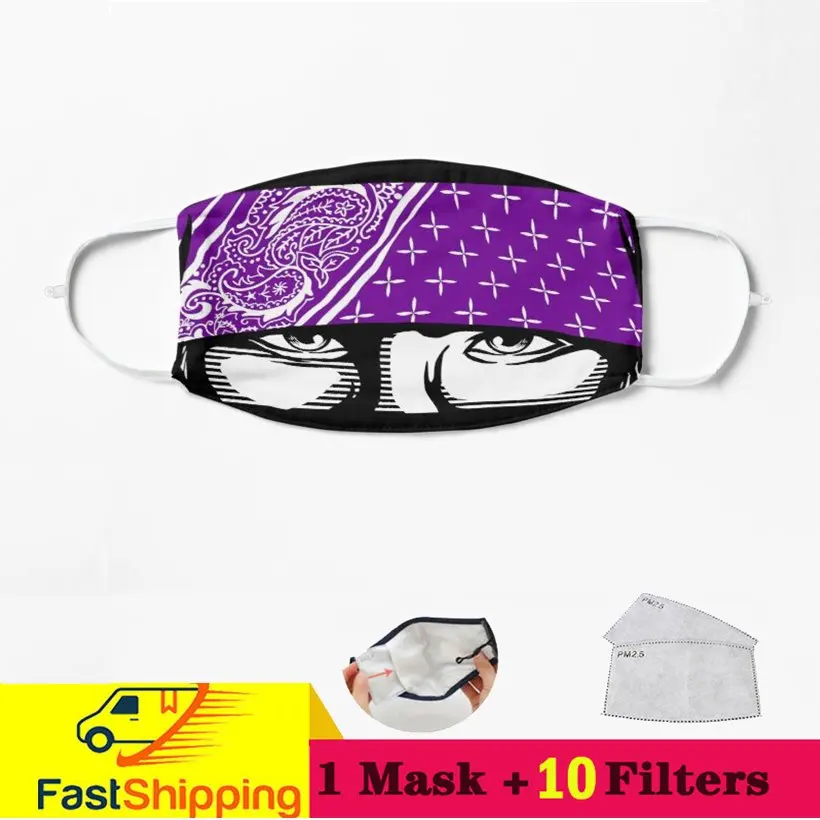

Classic Bandana (Purple version) Classic Bandana Style (BLUE version) Unisex Mascarilla Mouth Reuse Face Mask Cotton