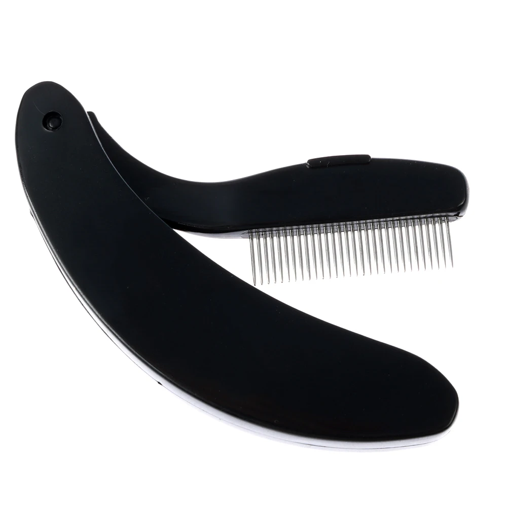 НОВАЯ щетка для ресниц отделитель красоты складная металлическая расческа туши