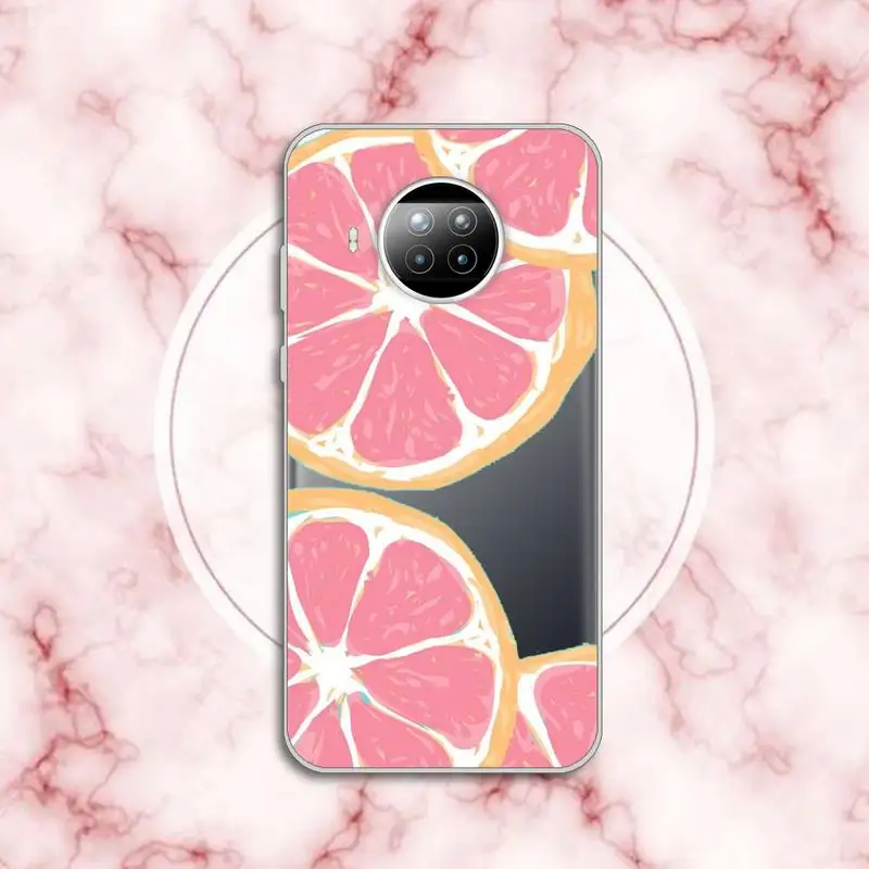 

Fruit cartoon food Phone Case Transparent for Xiaomi Redmi note 10 t 8 9 pro lite 11