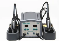 quick 203d electric soldering iron of double station digital display high frequency welding station free shipping