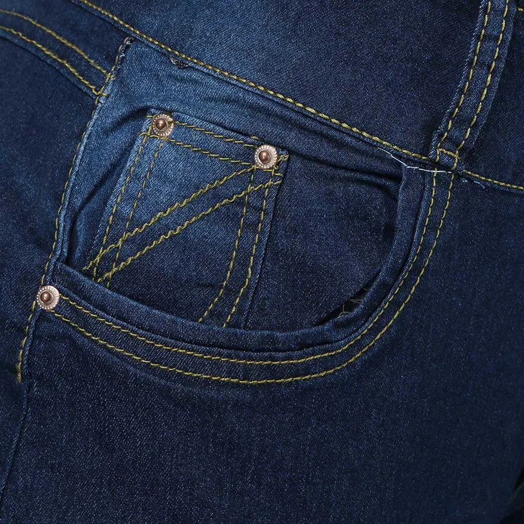 2020 High Waist Women Pants Plus Size Jeans Denim Elastics Vintage Blue Washed Skinny Woman Feminino#J3 | Женская одежда