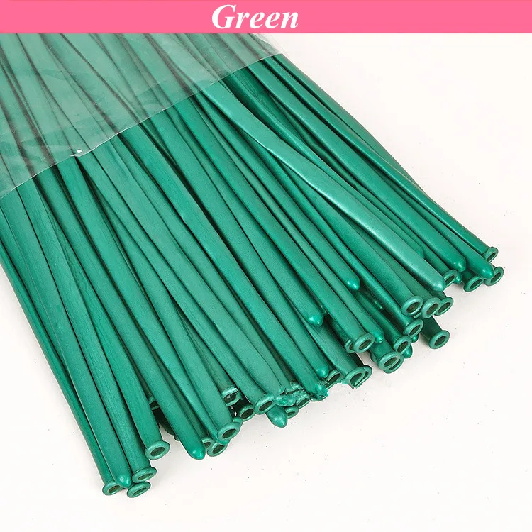Long Metalic green 100 шт. металлические воздушные шары Волшебные длинные латексные шары украшения на день рождения для детей и взрослых твист воздушный шар цвета металлик надувной воздушный шар - Цвет: Long Metalic green