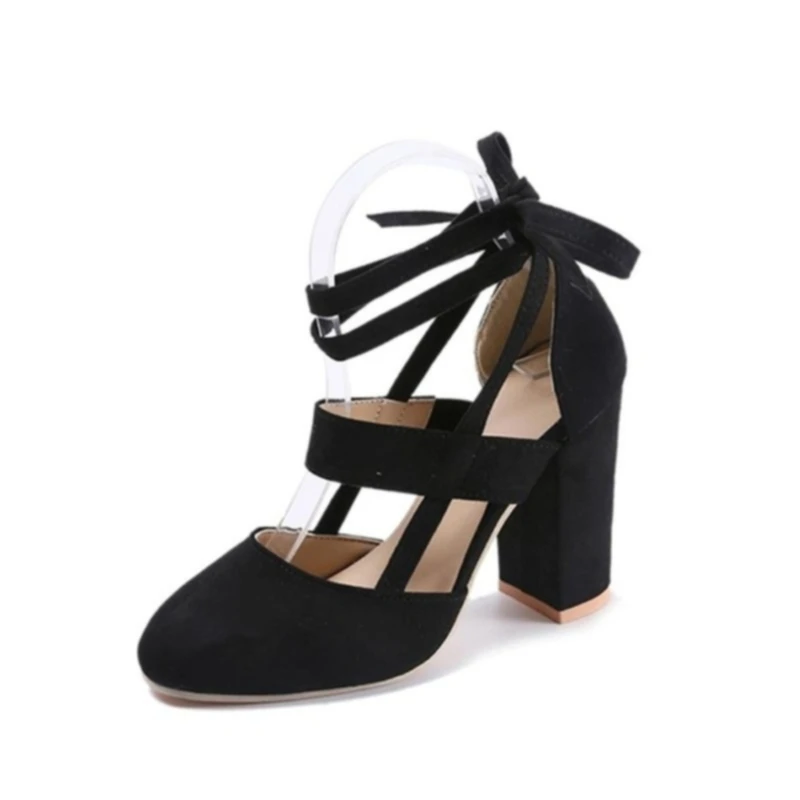 

Women Pumps Plus Size 35-43 Women Heels Chaussures Femme Gladiator Summer High Heels For Party Wedding Shoes Women Thick Heels