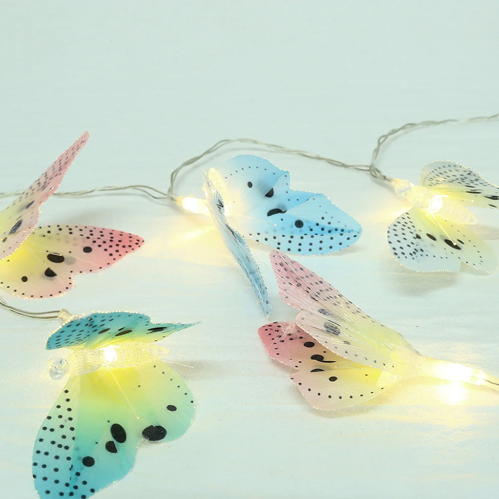 10 светодиодный Светодиодный светильник с бабочкой водонепроницаемая