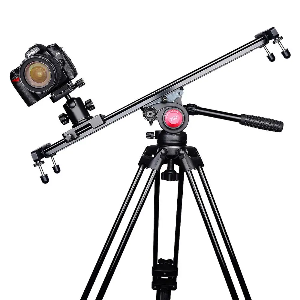 Алюминиевая DSLR камера тележка слайдеры 5D2/5D3 6/5000 видео Фотография Vlog настольный