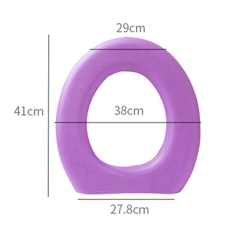 

EVA Toilet Seat Insulation Waterproof Pad Detachable Toilet Seat Protective Cover