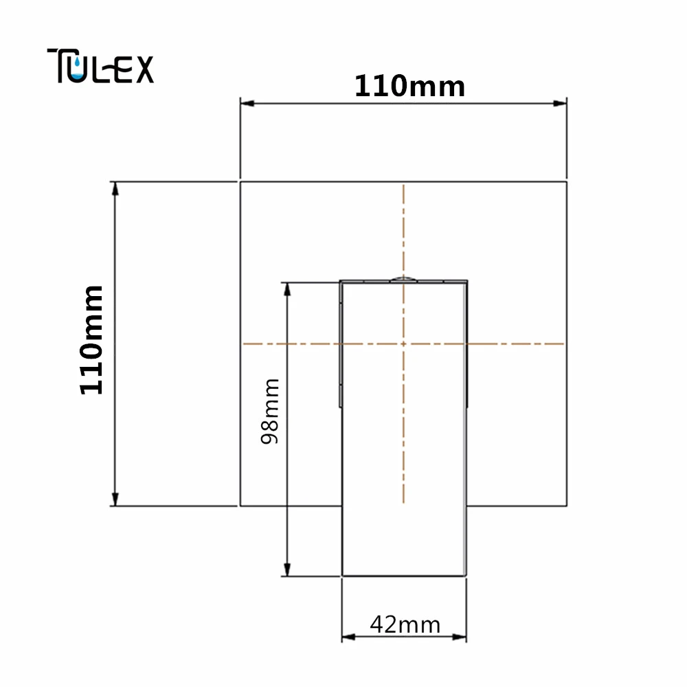 TULEX, черный скрытый смеситель для душа, настенный клапан, горячая и холодная вода, душевой кран, латунная насадка для душа