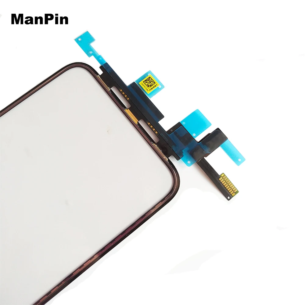 2pcslot glass for iphone touch screen with flex cable 11pro max 11 xs max x xr display panel replace mobile phone repair parts free global shipping