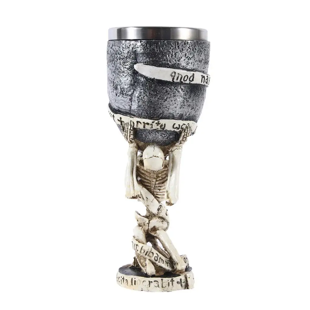 180ML Halloween Party Skull Wine Cup Handmade Creative Glasses Punk Drinking Utensils Cabinet Decorative Ornaments | Дом и сад