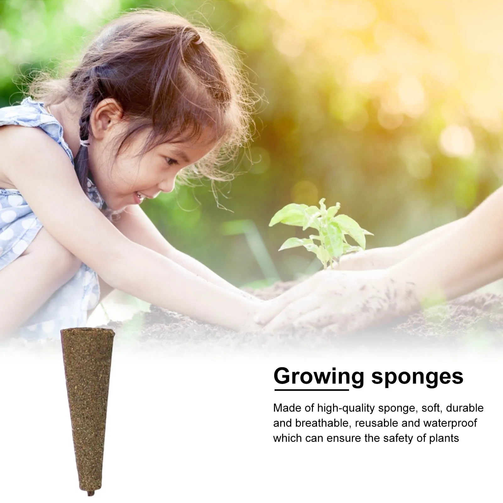 5/20 штук посадки губка для выращивания семян стартер стручки без Семена сада #