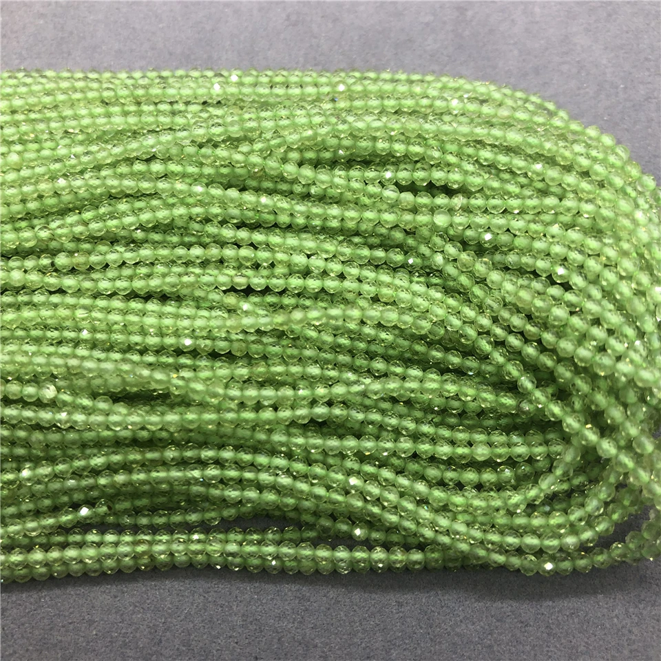 Peridot Small Beads Natural Loose Stone Faceted Cut Shining DIY Gem | Украшения и аксессуары