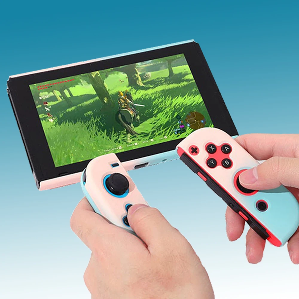 Градиентный защитный чехол для Nintendo Switch съемный жесткий контроллеров NS Joy-Con с 2