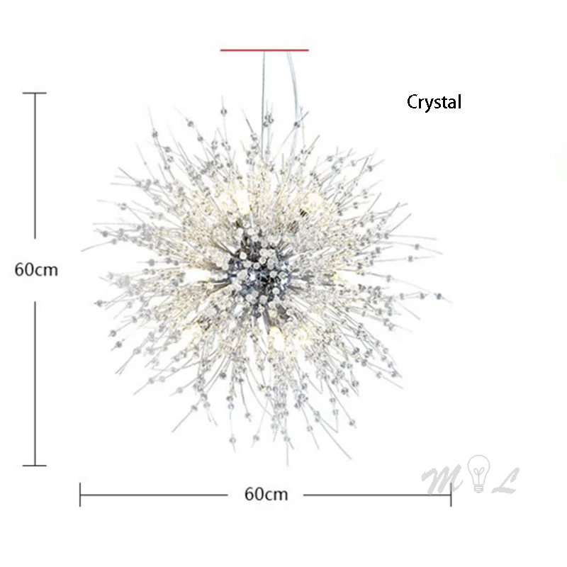 

nordic crystal crystal light globe kitchen chandeliers living room decoration lampes suspendues ventilador de techo