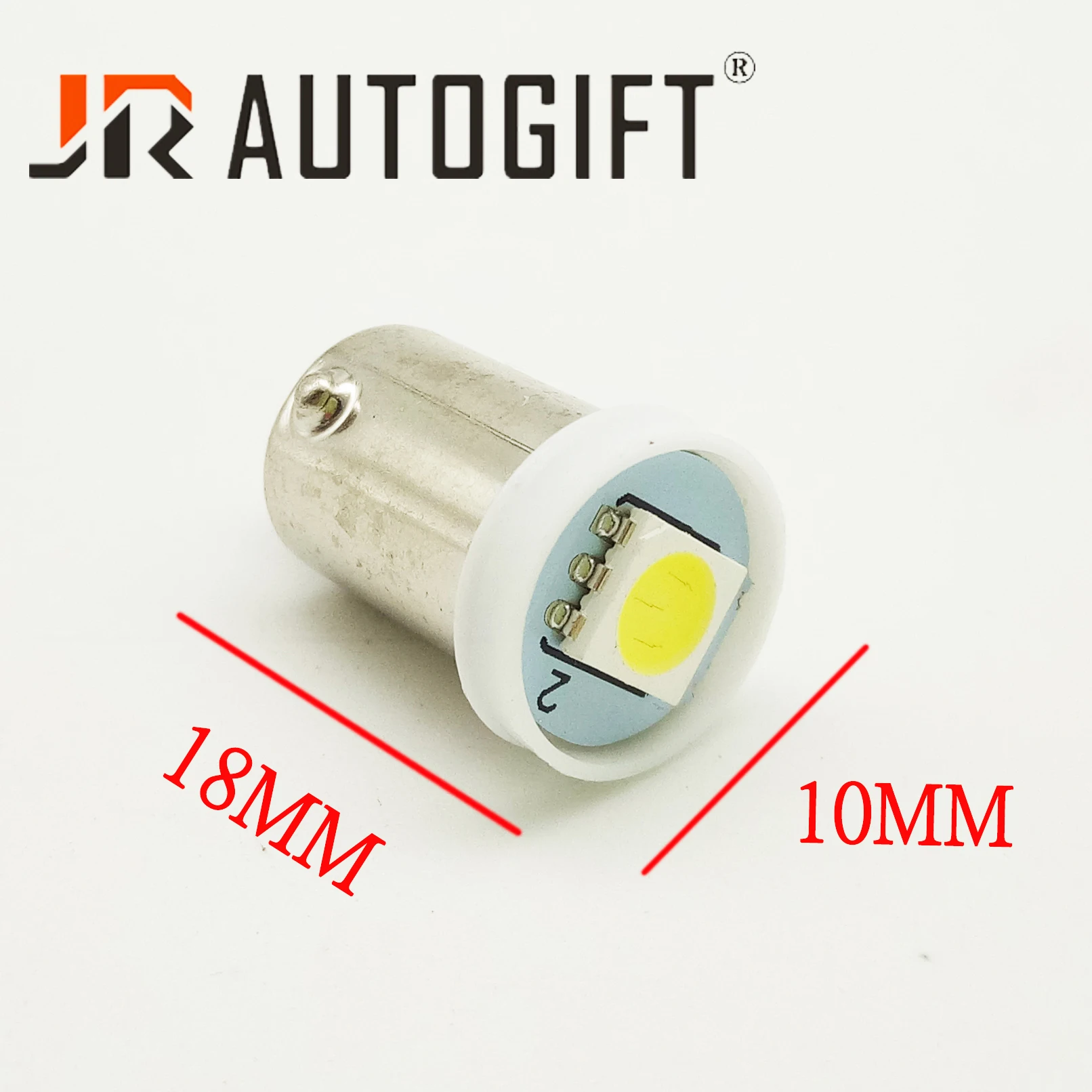 10 шт. BA9S 5050 1SMD 1 светодиодный T4W белый/синий/красный/желтый/зеленый 12/24 В ные лампы