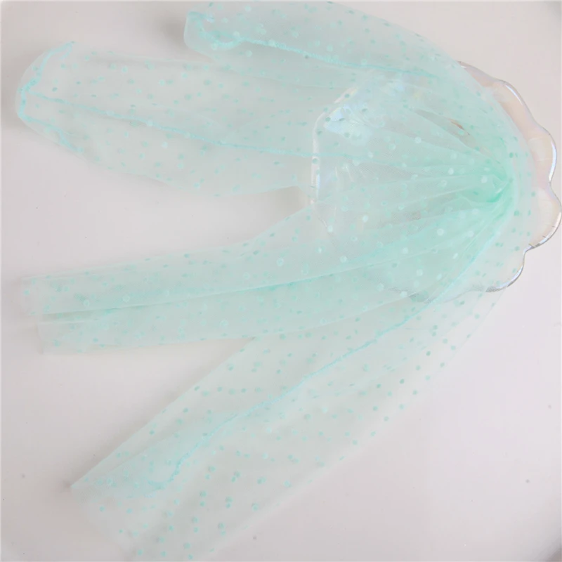 1 пара сексуальный в точку длинные носки с кружевом для детей Женские прозрачные