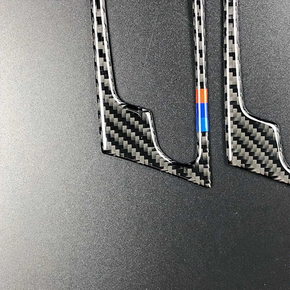 Углеродное волокно автомобиля накладка на внутреннюю дверную ручку обшивки