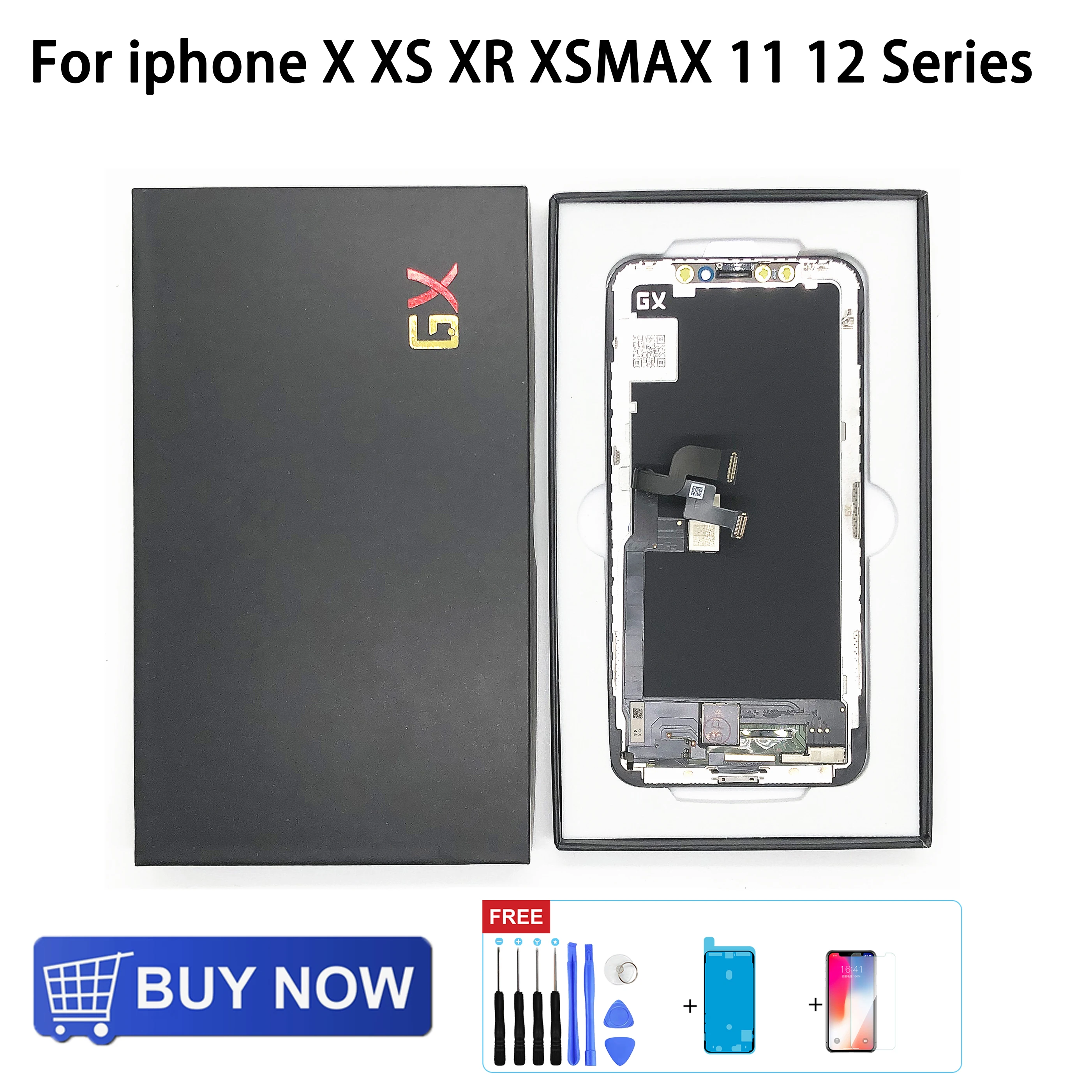 

GX Pantalla OLED Incell LCD Display For iPhone X 11 LCD Display Touch Screen Digitizer Assembly For iPhoneX 12 Pro XSMax XR